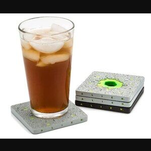 ThinkGeek Alien Acid Drip Coasters - Set of 4